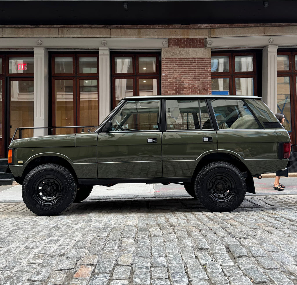 1993 US Spec Range Rover Classic V8 AUTOMATIC in Porsche Black Olive - AVAILABLE